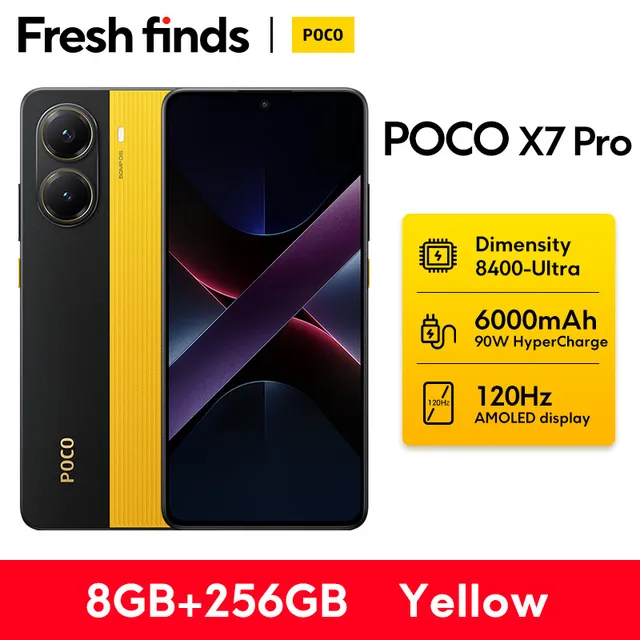 Newest POCO X7 Pro Global Version Mobile Phone 90W HyperCharge