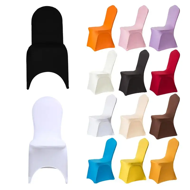 

VIP link 100PCS Chair Cover Cloth Wedding White Chair Covers Reataurant Banquet Hotel Dining Party