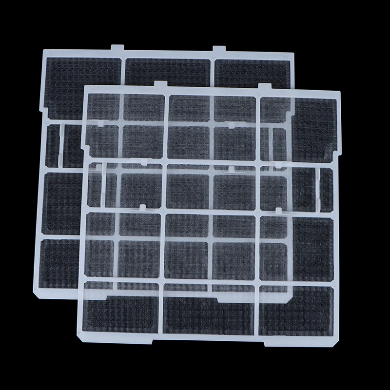 Air Conditioner Outlet Air Vent Cleaning Filter Replacement Sponge Anti-Dust Net Mesh 2Pcs For Wall-mounted Conditioner