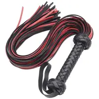 Faux Leather Whip for Horse Riding,Soft Crop for Equestrian,Floggers for Cosplay Costume Stick to Train 1