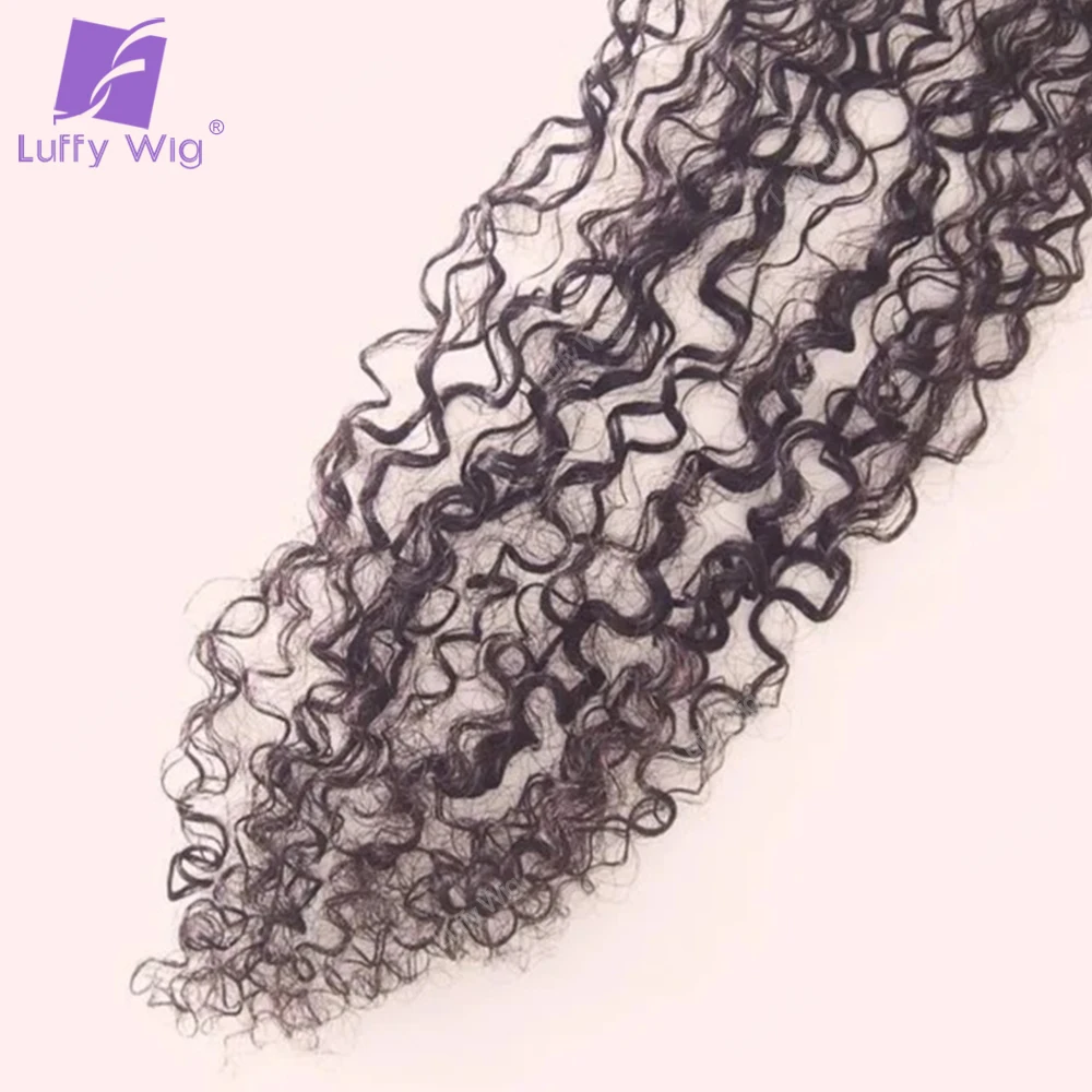 Seamless pu 3c 4a Afro Kinky Curly Clip in Human Hair Extensions Remy Brazilian Curly Clip Ins On Hair Bundles For Black Women 3