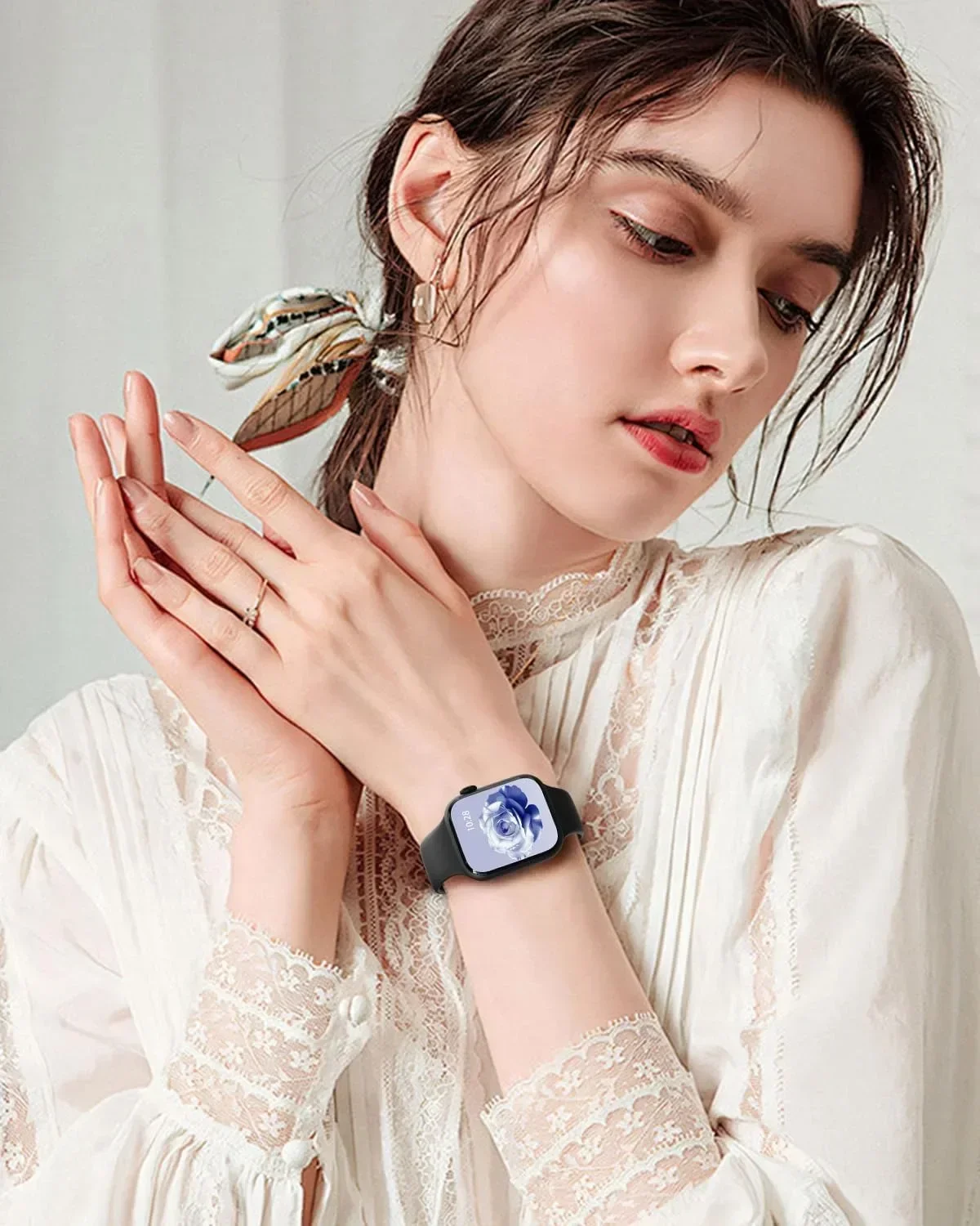  Original Silikonarmband für Apple Watch Band 46mm 42mm 41mm 45mm 40mm 49mm Armband iwatch Serie11 10 9 7 4 5 6 8 SE Ultra 2 3 – Detail 4