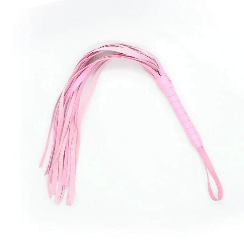 3 Colors High Quality Pu Leather Pimp Whips Racing Riding Crop Party Flogger Hand Cuff Queen Black Horse Riding Whip Length 46cm 6