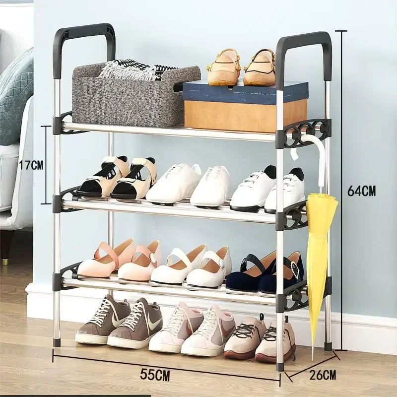 

Hot Selling Simple Assembly Stainless Steel Shoe Rack UL1320