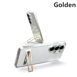 Universal Bracket Case with Stand and Protective Back Cover - S24Plus (Gold)