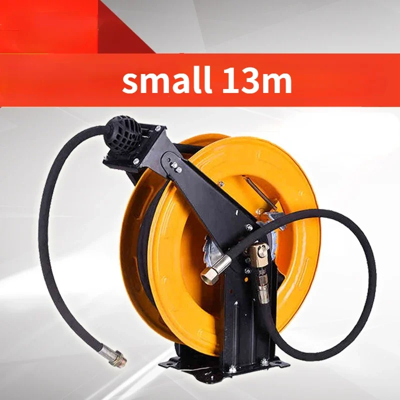 Heavy Duty Wall Mounted Retractable Hose Reel 1/2x65ft Car Washing Garden  Watering Automatic Rewind High Pressure Pipe And Rack - Watering Kits -  AliExpress