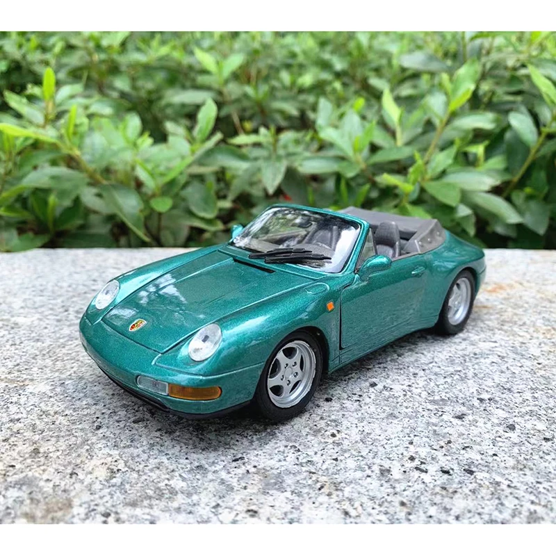 

Bulk Diecast Alloy 1: 24 Welly Porsche 911 Carrera Cabriolet Out Of Print Car Model Adult Collection Gift Display Ornament