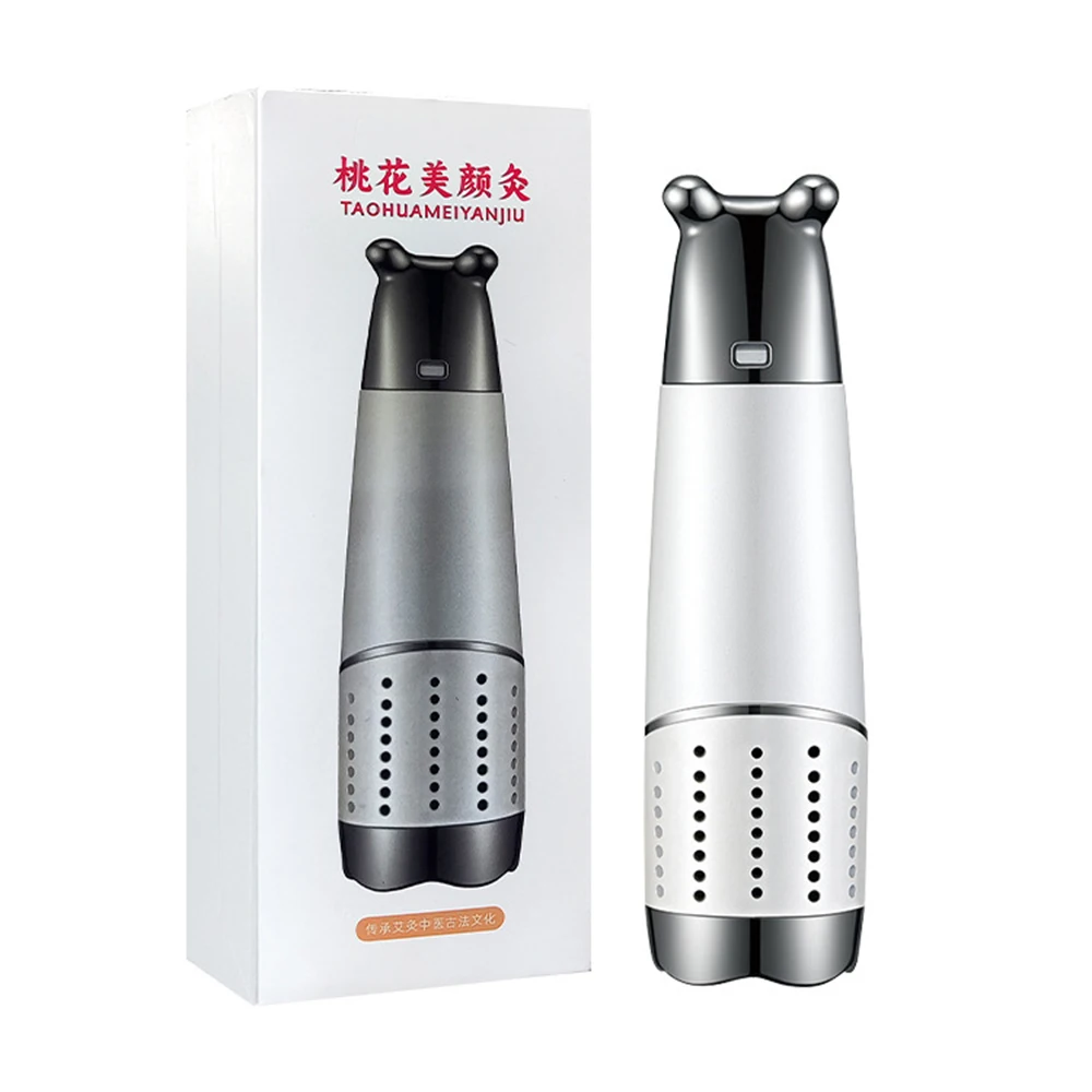 Facial Beauty Massage Device Warm Body Massage Meridian Relieve Pain Face Lift Scraping Board Accessory Moxibustion Instrument