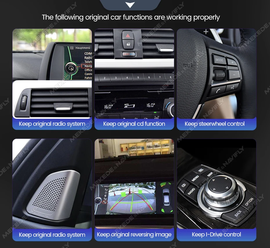 MEKEDE 12 + 512G Drahtlose Carplay Android 14 Auto Auto Radio Für BMW X1 E84 2009-2015 CIC iDrive Stereo GPS Multimedia Player DSP – Detail 20