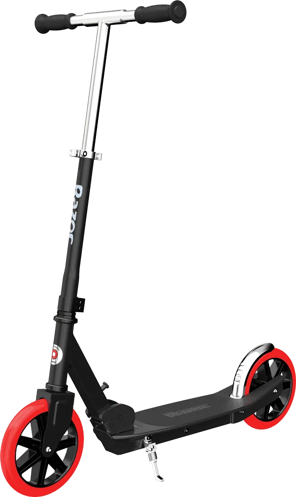

Carbon Lux Kick Scooter - Red/, Spoked Large Wheels, Folding Scooter for Up to 220 lbs