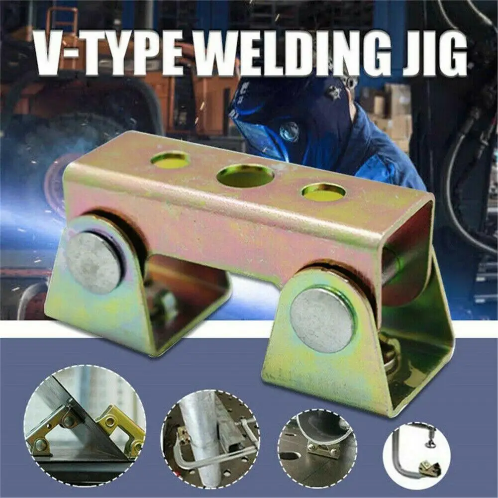 Magnetic V Type for Cabinet Repair Welding Clamp Stainless Steel DIY Tool HOT ！！