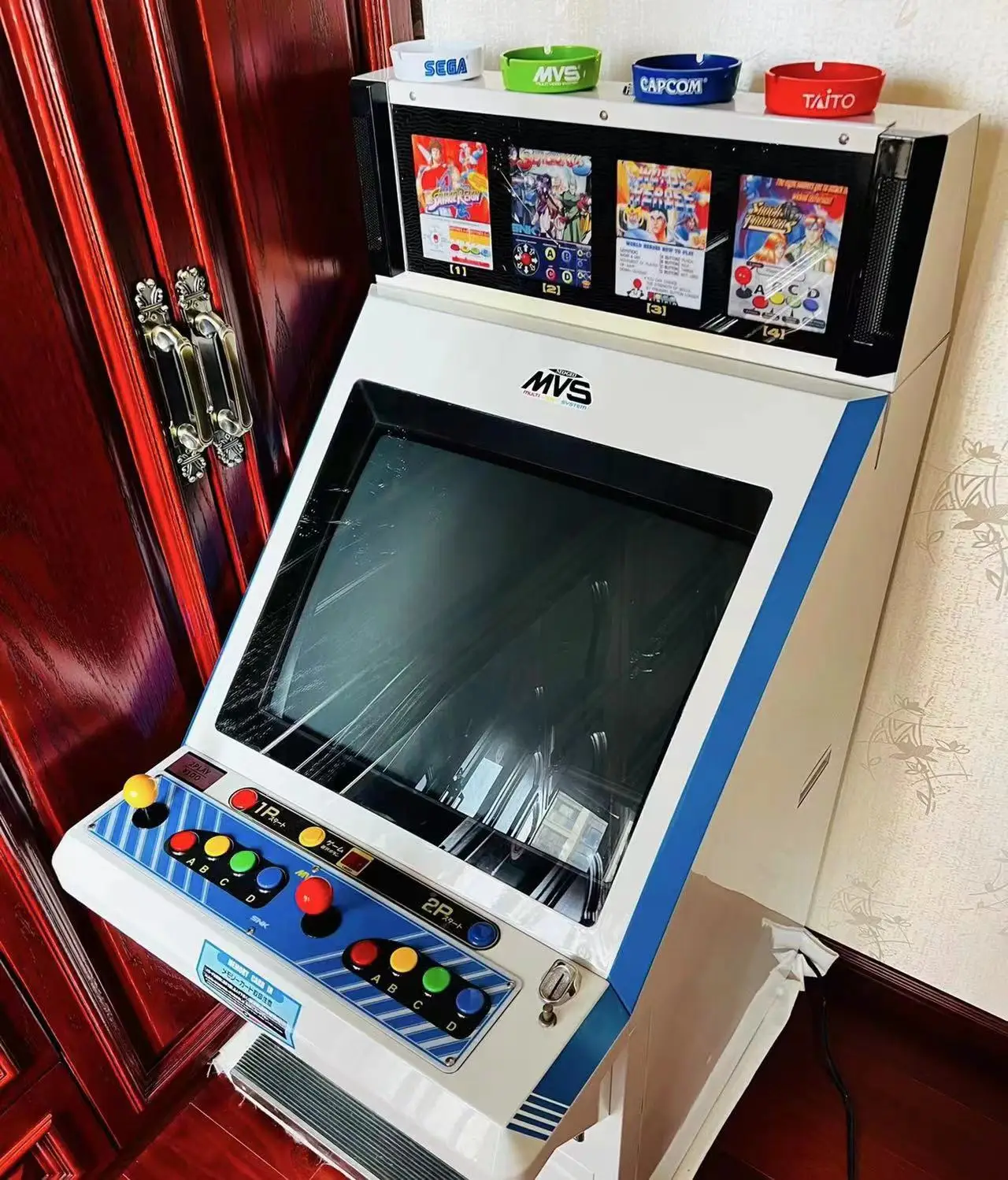 灰皿×2 / matsui gaming machine/ ashtray Arcade Themed Ashtray for Decoration Vintage Gaming Style
