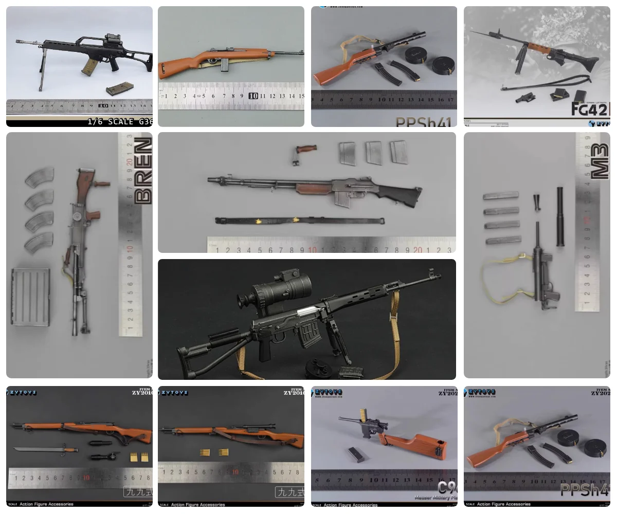 Zytoys-ミニアクションフィギュア、モデルak47s、ak47、ak47