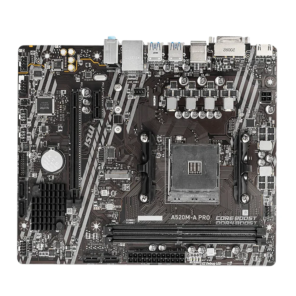 MSI A520M-A PRO motherboard AM4 memoria ram DDR4 AMD A520 cpu