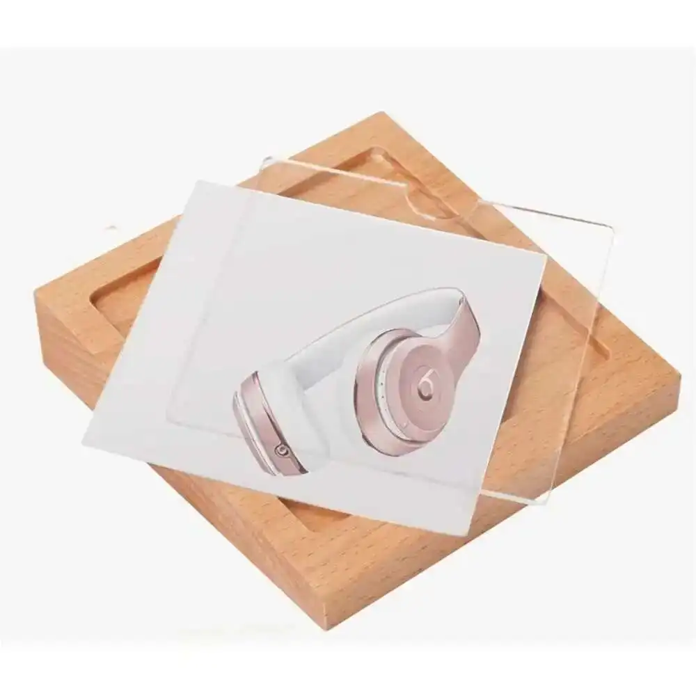 150x100mm 사인 홀더 데스크탑 카드 홀더 기울어진 나무 사진 프레임