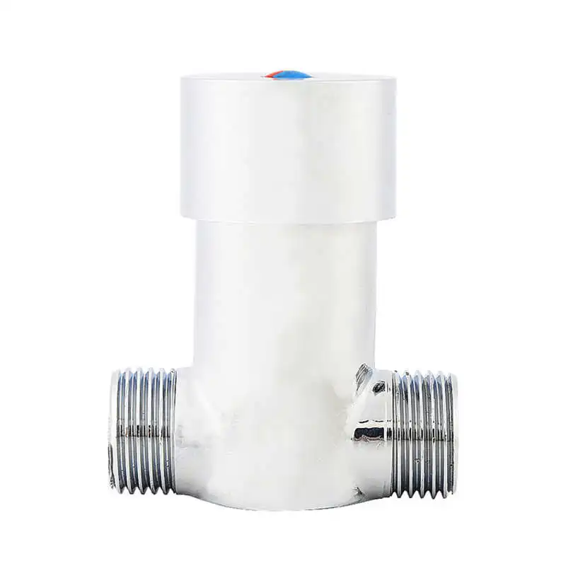 G1/2 Hot Cold Water Mixing Valve Shower Head Mixer Faucet Tap Accessories Adjustable Temperature Control for Bathroom