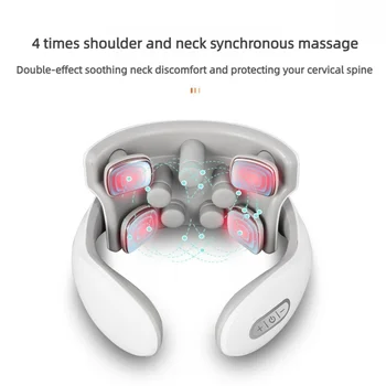 Portable Smart Neck & Shoulder Massager - USB Rechargeable, Lithium Battery, Ideal Gift For Men & Women