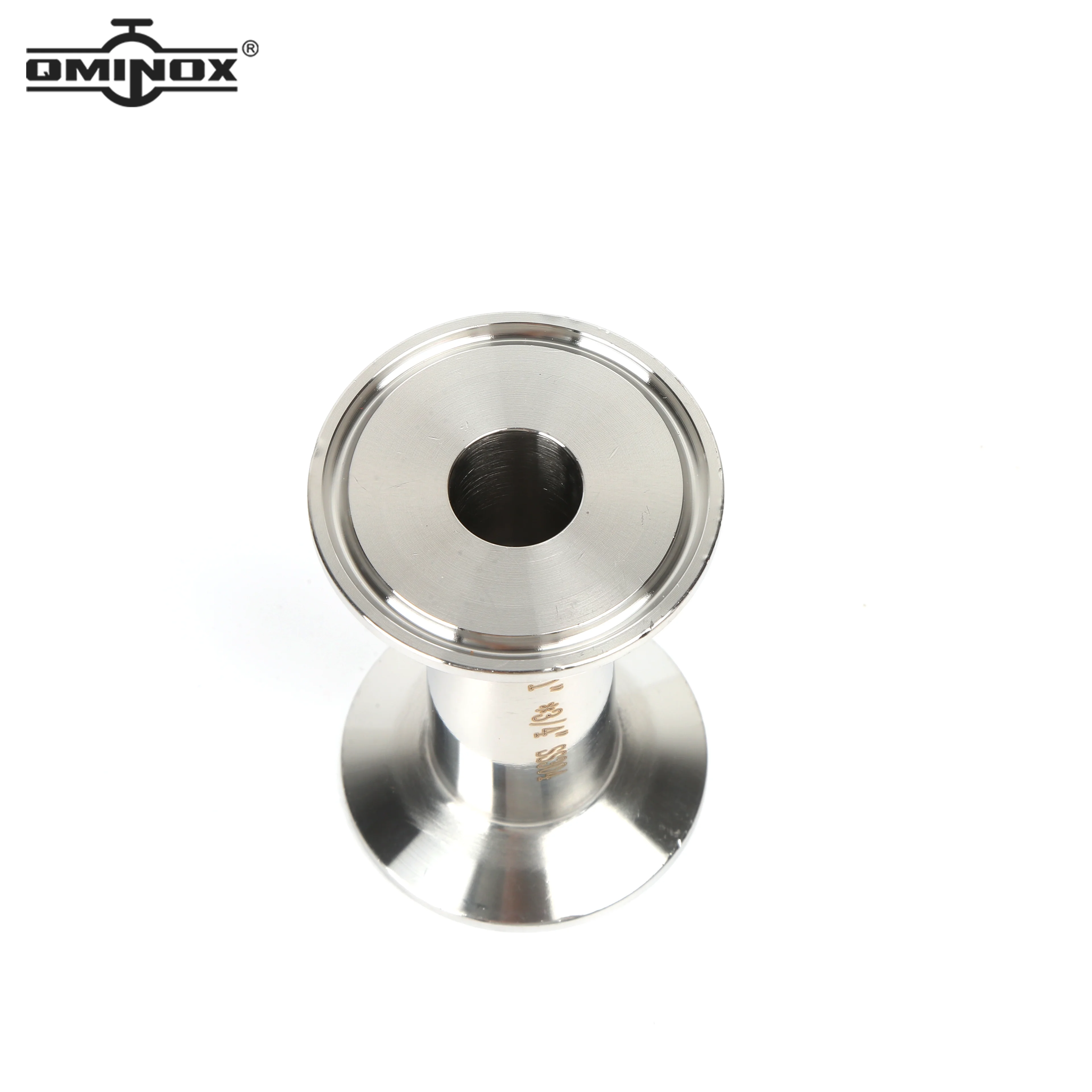 Riduttore Concentrico Sanitario 3" X 1-1/2" - In Acciaio Inox 304, Con Triplo Morsetto, Per Industria Alimentare