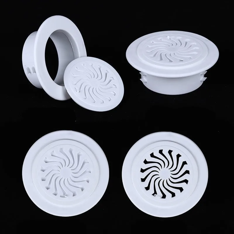 ABS Air conditioning hole cover round wall Reserved hole Decorative cap home office air vent grille cover outlet fresh system