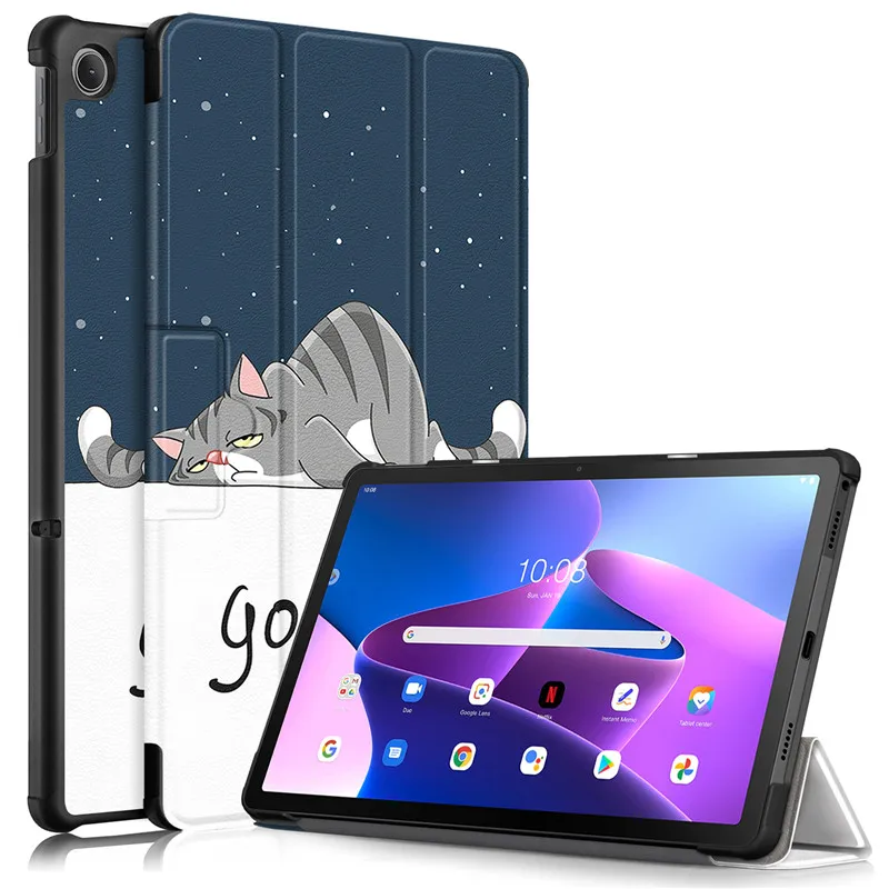 pintura inteligente capa para funda lenovo tab m10 gen 3 caso crianças