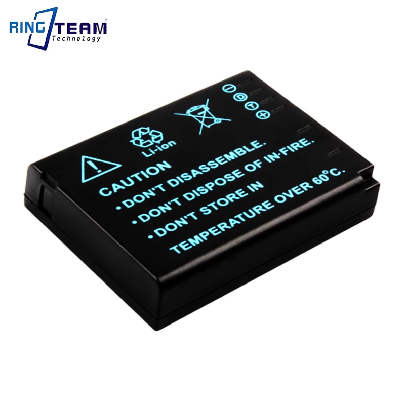 Pacco Batteria Agli Ioni Di Litio Dmw-Bcj13 Dmw Bcj13 Per Fotocamere Panasonic Lumix Dmc-Lx7 E Dmc-Lx5