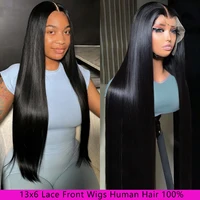 13x6 Straight Perruques Cheveux Humains 30 Inch Wigs Human Hair Perruque Brésilienne Human Hair Wigs Perruque Livraison 3 Jours Perruque Cheveux Humains Perruque Femme 13x6 Wig Livraison 3 Jours 1