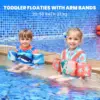 Baby Float Cartoon Arm Sleeve Swimsuit Foam Safety Adjustable Life Jacket Swimming Training Floating Pool Float Swimming Ring 6