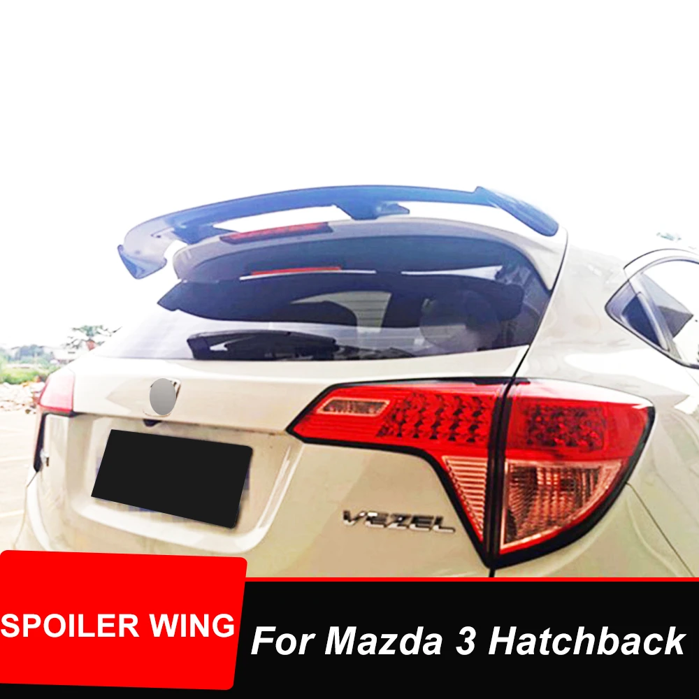 

Rear Roof Trunk Lid Car Spoiler Wings For Honda HRV Vezel 2014 15 16 17 18 19 20 21 22 Exterior Upgrade Tuning Accessories Parts