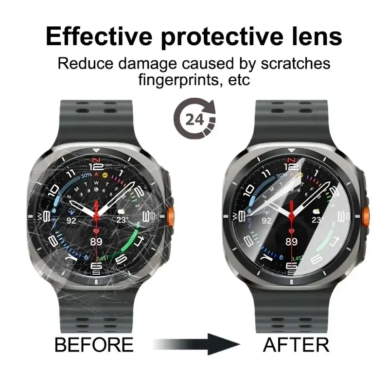 Premium Hydrogel Screen Protector for Smartwatch - Ultra-Clear Protective Film