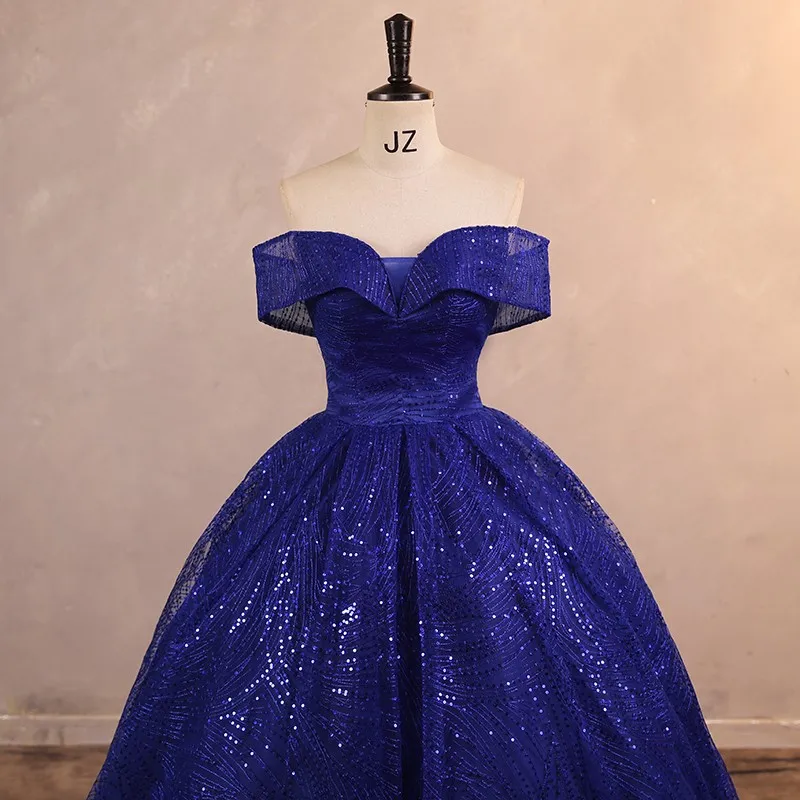 Quinceanera Dresses Shinny Sequin Birthdat Party Dress Prom Gown Plus Size Ashley Gloria