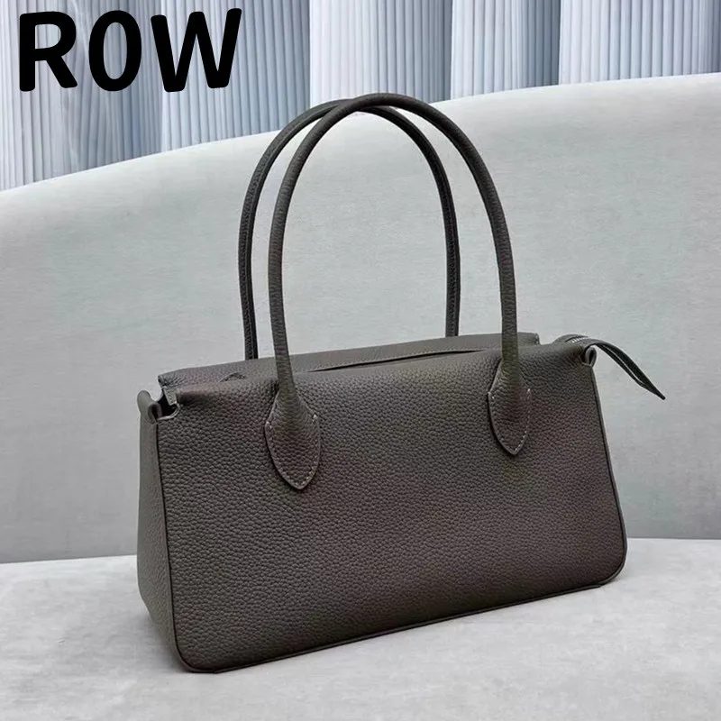 Women's Classic Dark Coffee Leather Material Mini Bag Handbag with Large Capacity Commuting Design Women's Handbag