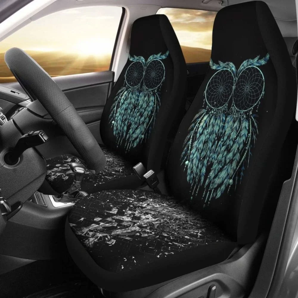 

Owl Dreamcatcher Car Seat Covers 174716,Pack of 2 Universal Front Seat Protective Cover