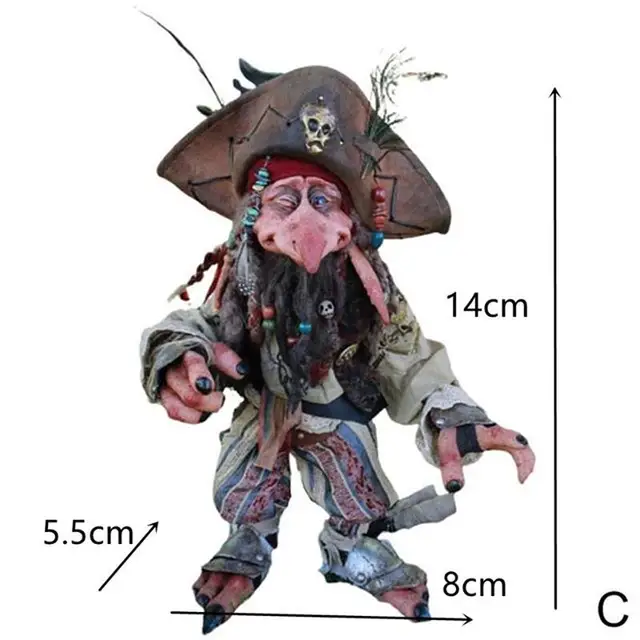 4Styles Halloween Crafts Leprechaun Art Decor Garden Big Goblin Szobor Gyanta-Statue Kézműves - Image 4