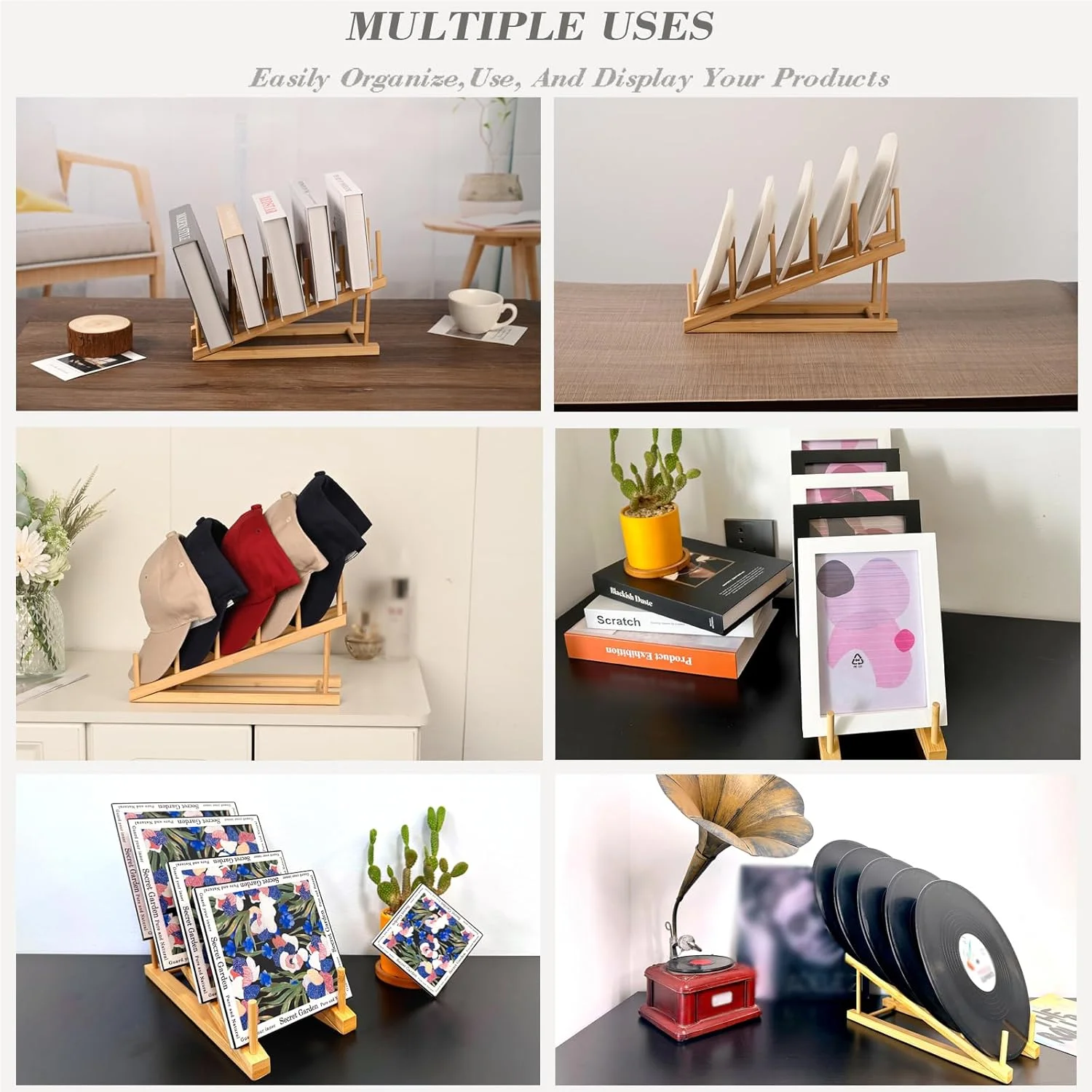 Art Drying Rack Art Storage Rack for Classroom 5 Layers Paint Display Rack Wood Storage Stand for Canvas, Art Storage Organizer - 6