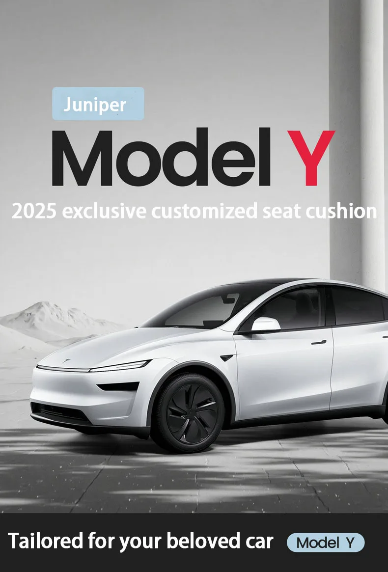 Full Set Seat Covers For Tesla Model Y Juniper 2025 Leather Breathable comfortab