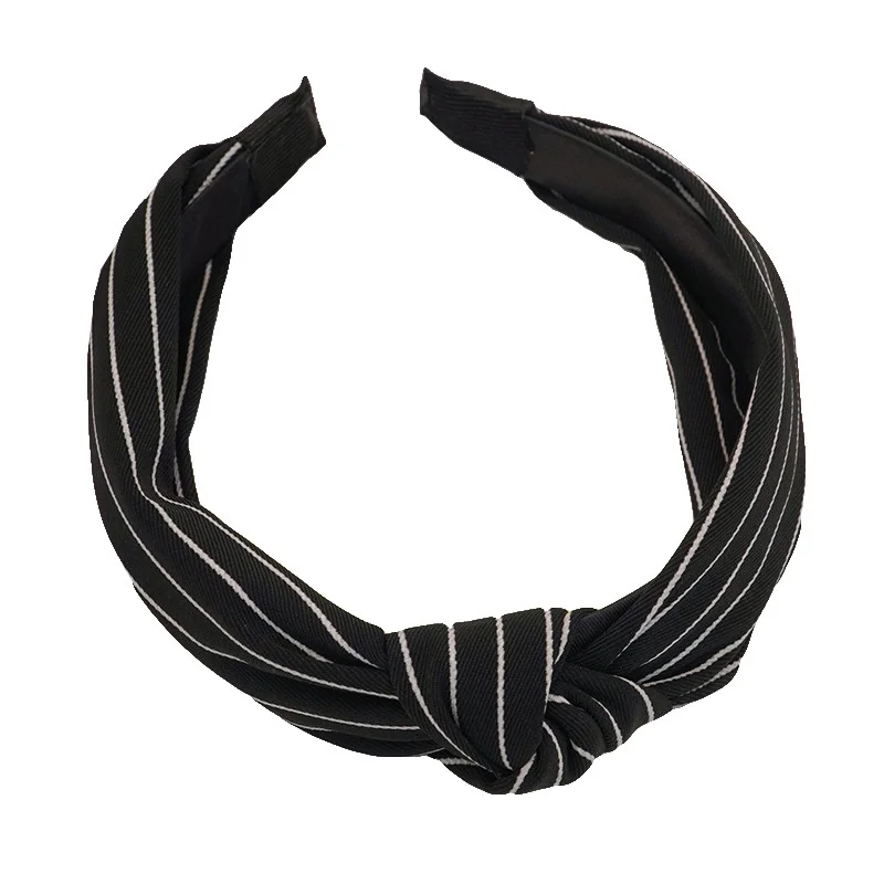 Minimalist Striped Knot Headband