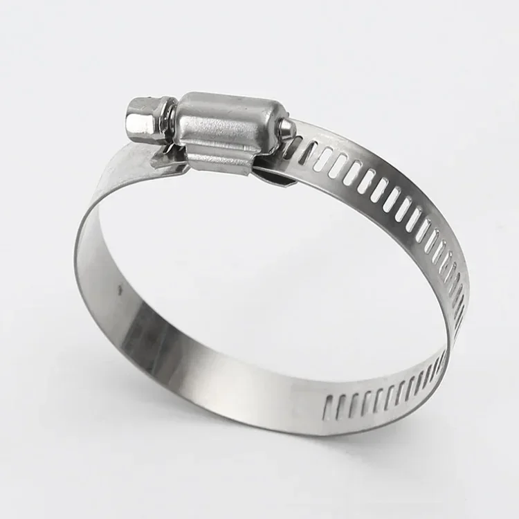 8mm ~ 120mm Stainless Steel Drive Hose Clamps Adjustable Tri Gear Worm Fuel Tube Water Pipe Fixed Clip Spring Cramps hose clamps pipe clamps