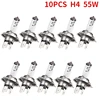10Pcs H4 55W Halogen Xenon Car Light Bulb 12V 4300K High Low Beam Car Headlight Lamb Factory Price Car Styling Parking  H4 Coche 1