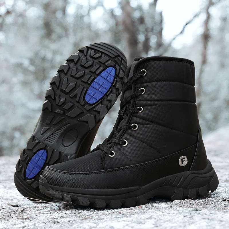 2022WinterBrandBootsMenAnkerBootsWomenFashionLeatherClassicBotasHombrePlatformLace