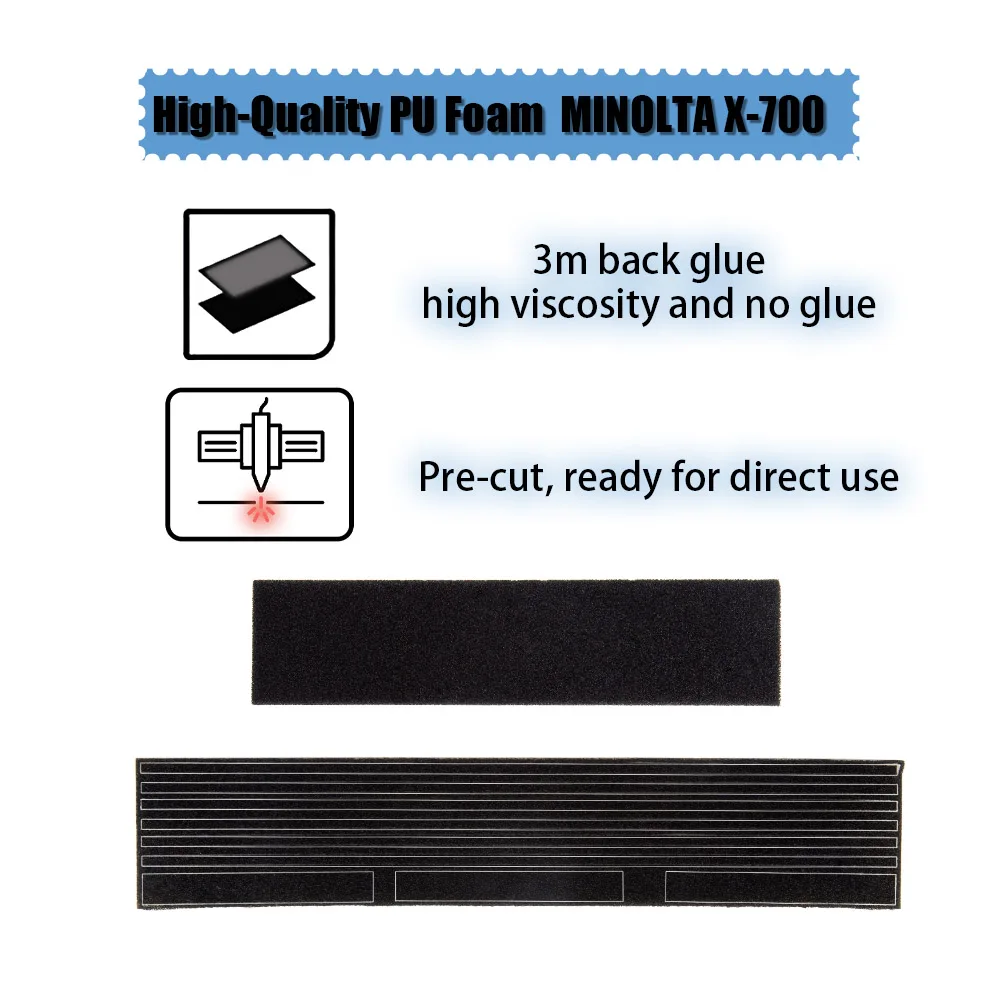Self Adhesive Light Proof Camera Seal Foam Sponge for Minolta X-700 Custom Repair Kits Accessories