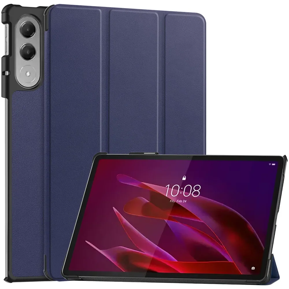 Premium PU Leather Triple Fold Magnetic Tablet Cover, 11.1 Inch
