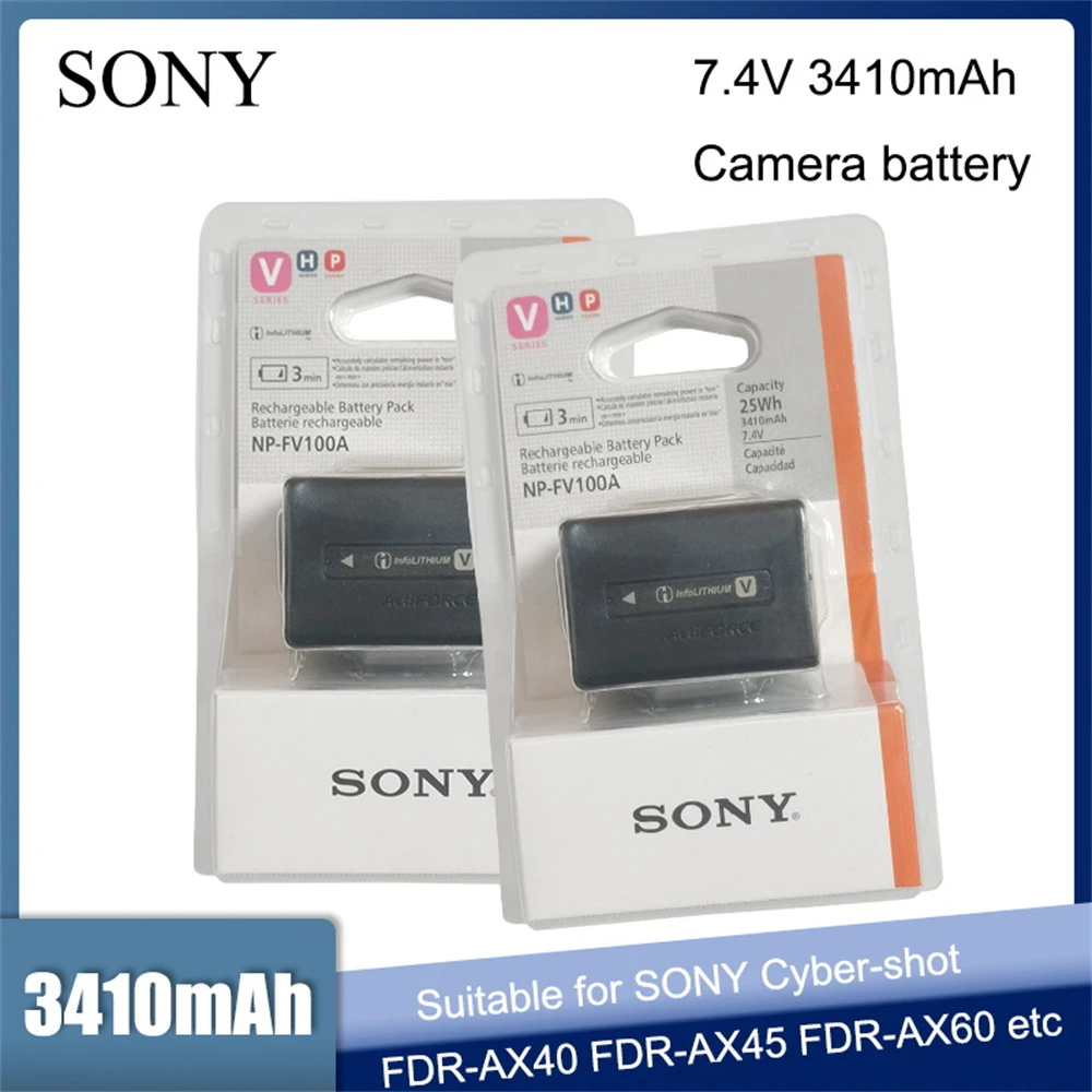 Npfv100a Battery For Sony Pxwx70 Pxwz90 Hxrnx80 Nx70 Fdrax700 Ax60