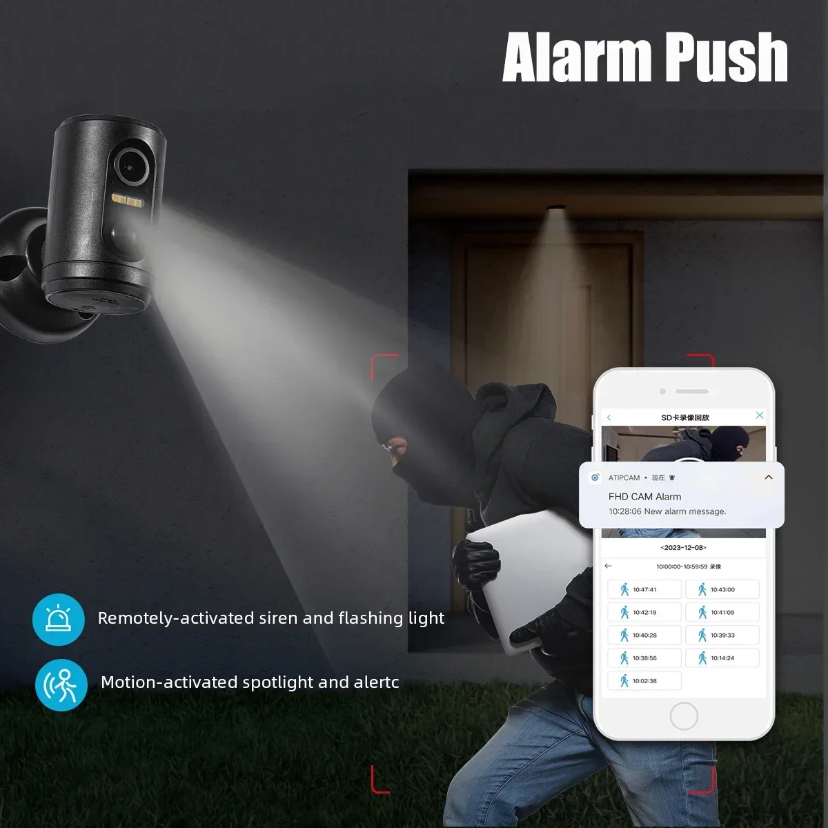 Mini Battery Camera 2MP with Wifi Wireless Long Standby Indoor PIR Sensor Motion Detection Video IP Security CCTV HD Home Camera 4