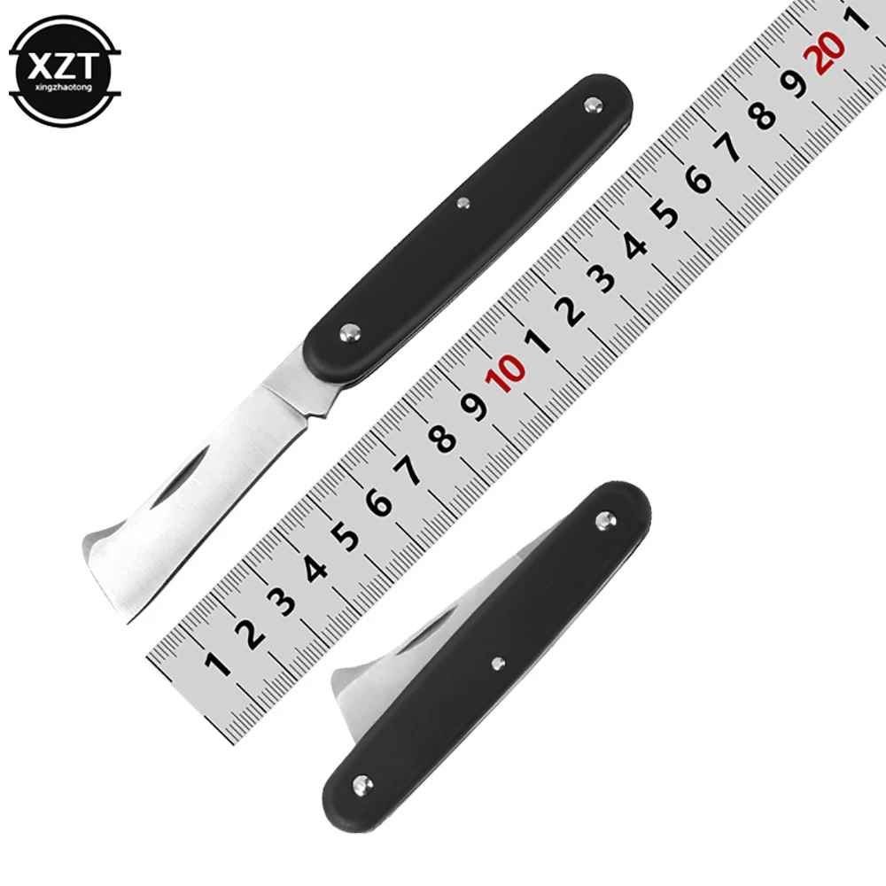 Stainless Steel Grafting Gardening Knife Plastic Single Opening Foldable Multi Functional Plant Trimming Tool Accessories folding grafting knife grafting knife
