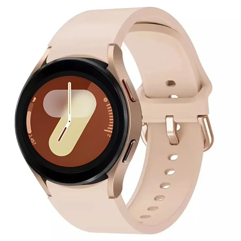 Colorful Silicone Strap with Tonal Buckle