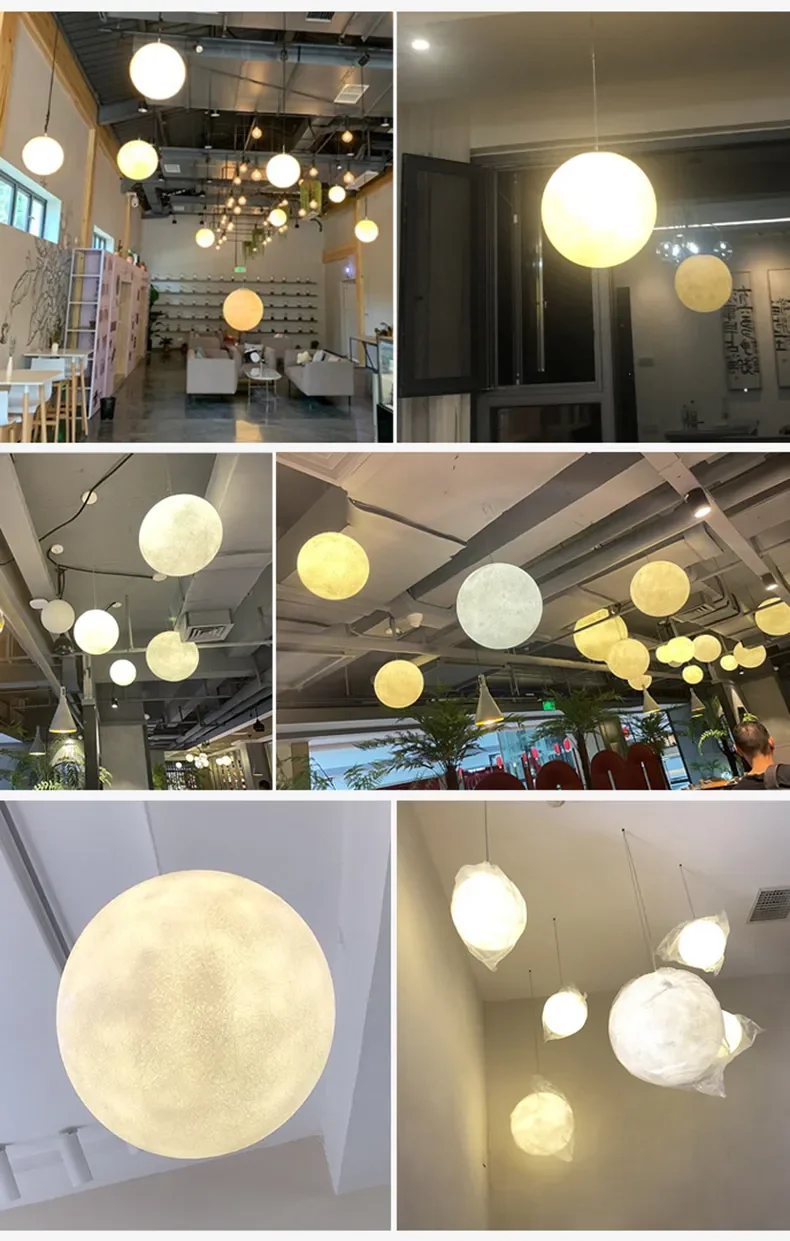 Nordic Moon LED Pendant Light 8