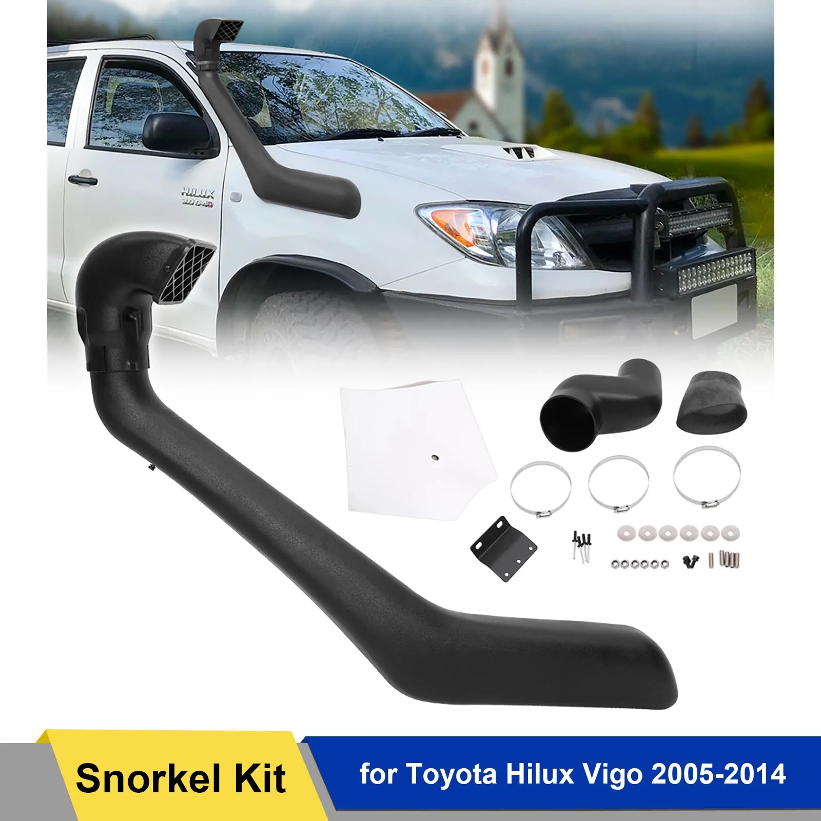 Snorkel Kit Air Intake for Toyota Hilux Vigo 2005 2006 2007 2008 2009 2010  2011 2012 2013 2014 Matte Black AliExpress