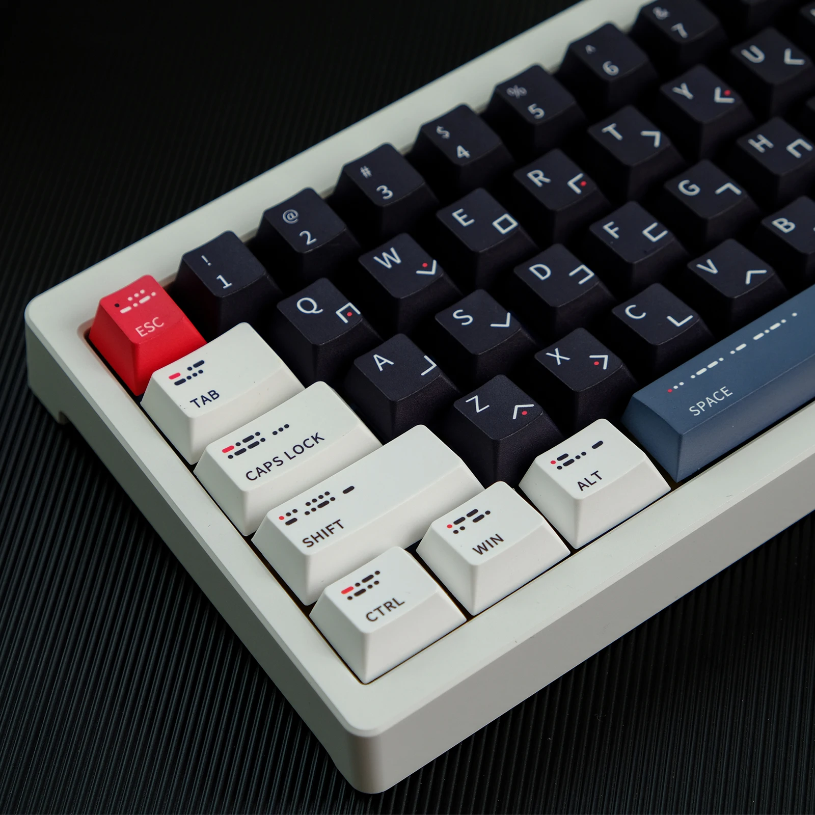 Personalizado Teclado Mecânico Key Cap Gmk Código Morse Keycaps Cereja Perfil Pbt Dye-sub 129 Chaves