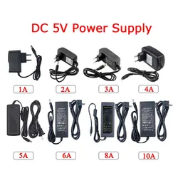 Universal DC Power Adapter: Variable Output Voltage Switching Transformer for LED Lighting and CCTV (UK Plug)