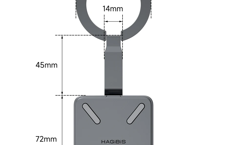 Hagibis Magnetic Stand USB-C Hub with M.2 SSD CMC10